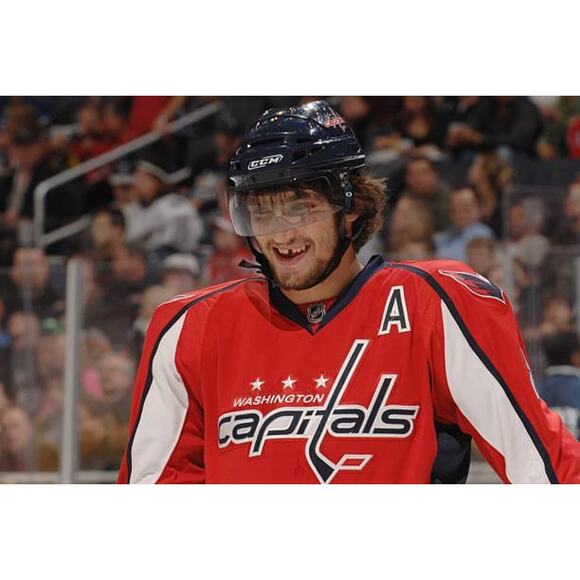 OVECHKIN Washington Capitals 2000s RBK Edge 7187A authentic jersey 48 M red NHL - Picture 10 of 13